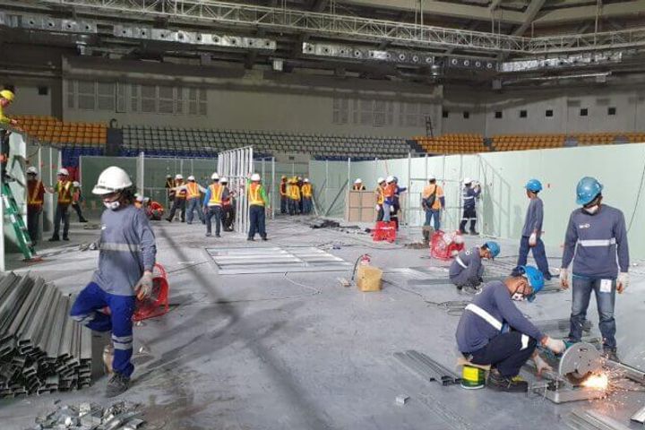 Prime BMD retrofits Ninoy Aquino Stadium as COVID facility