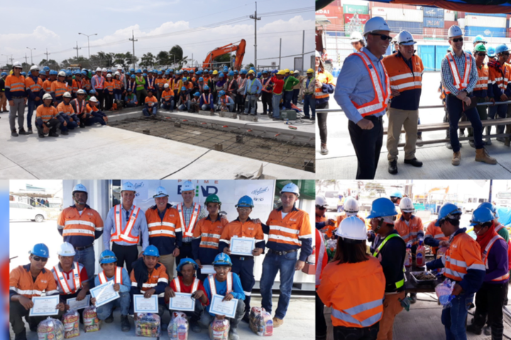 Last Pavement Pouring of the MICT CFS-1 Container Yard