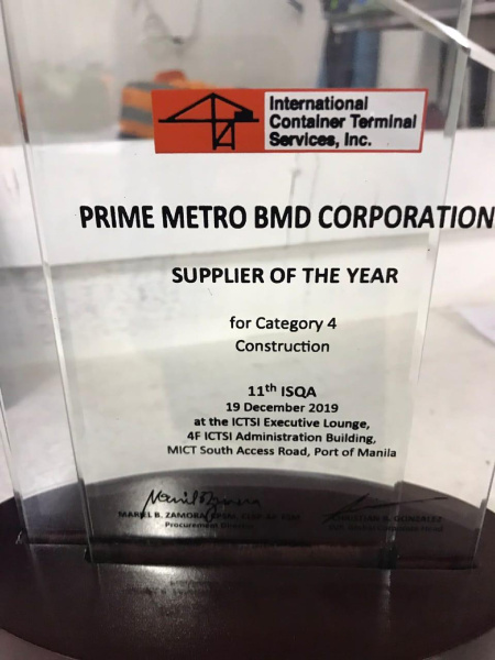supplier of the year