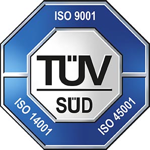 ISO 9001 ISO 14001 ISO 45001 colour single